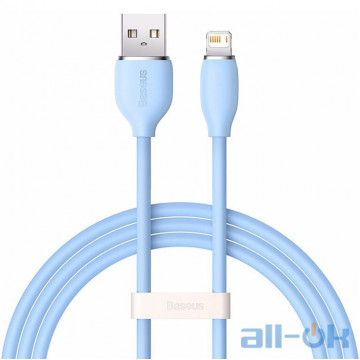 Кабель Lightning Baseus Jelly Liquid Silica Gel USB to Lightning 1.2m Blue (CAGD000003)