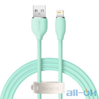 Кабель Lightning Baseus Jelly Liquid Silica Gel Fast Charging Data Cable 1.2m Green (CAGD000006)