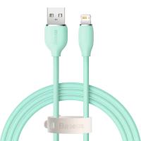 Кабель Lightning Baseus Jelly Liquid Silica Gel Fast Charging Data Cable 1.2m Green (CAGD000006)