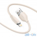 Кабель Lightning Baseus Jelly Liquid Silica Gel Fast Charging Data Cable USB to Lightning 1.2m Pink (CAGD000004) — інтернет магазин All-Ok. фото 1