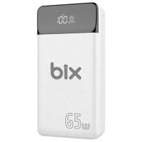 Зовнішній акумулятор (Power Bank) Bix PB301-65W 30000mAh White 