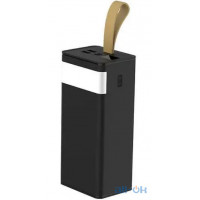 Зовнішній акумулятор (Power Bank) XO PR130 40000mAh PD20W + QC 3.0 22.5W Black