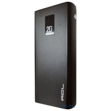 Зовнішній акумулятор (Power Bank) ACL PW-12 20000 mAh Quick Charge 3.0A 22,5W Black