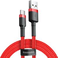 Кабель USB Type-C Baseus cafule Cable USB For Type-C 2A 3m Red+Red (CATKLF-U09)