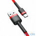 Кабель USB Type-C Baseus cafule Cable USB For Type-C 2A 3m Red+Red (CATKLF-U09) — інтернет магазин All-Ok. фото 3