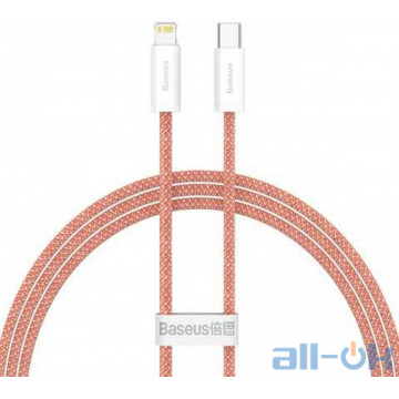 Кабель Lightning Baseus Dynamic Series Fast Charging Data Cable Type-C to Lightning 20W 1m Orange (CALD000007)