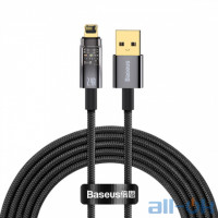 Кабель Lightning Baseus Explorer Series Intelligent Power-Off Lightning Cable 1m Black (CATS000401) 