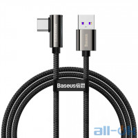 Кабель USB Type-C Baseus Legend Series Elbow Fast Charging Data Cable USB to Type-C 66W 1m Black (CATCS-B01)