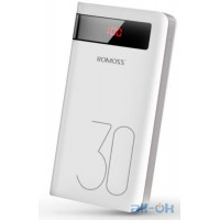 Зовнішній акумулятор Power bank ROMOSS Sense 8P 30000 mAh white