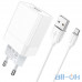 Мережевий зарядний пристрій BOROFONE BA47A Mighty 1xUSB-A, QC3.0, 18W White w/Micro-USB cable (BA47AMW) — інтернет магазин All-Ok. фото 5