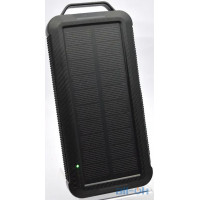 Зовнішній акумулятор (Power Bank) з сонячною панеллю Veron SP3010 Solar Power Bank Black