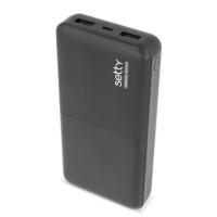 Зовнішній акумулятор (Power Bank) Setty 20000 mAh Black