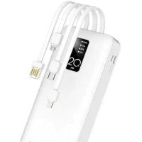 Зовнішній акумулятор (Power Bank) Hepu HP-985 Power Bank 30000 mAh White 