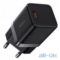 Мережевий зарядний пристрій Baseus GaN3 Fast Charger Type-C 30W Black (CCGN010101)