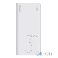 Зовнішній акумулятор Power bank Romoss 30000mah Sense8+ (PHP30-401-02) white