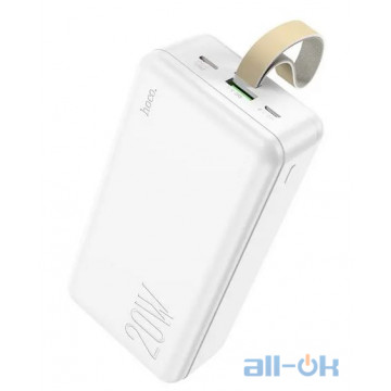 Зовнішній акумулятор (Power Bank) HOCO J87B Tacker 30000 mAh PD20W+QC3.0 White