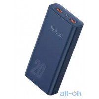 Зовнішній акумулятор (Power Bank) Yoobao 1D 10000 mah 22.5W Blue