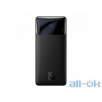 Зовнішній акумулятор PowerBank Baseus Bipow Overseas 15W 10000mAh Black (PPBD050001) 