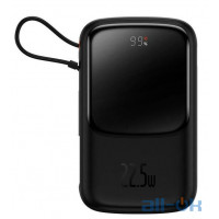Зовнішній акумулятор (Power Bank) Baseus Qpow Pro 22.5W 10000mAh Black (PPQD020101)
