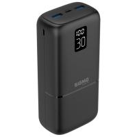 Зовнішній акумулятор (Power Bank) Sigma mobile X-power SI30A3QL 30000mAh Type-C PD20W QC22,5W Black UA UCRF