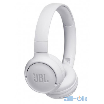 Навушники з мікрофоном JBL T500 BT White (JBLT500BTWHT)