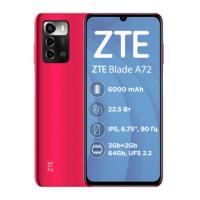 ZTE Blade A72 3/64GB Red UA UCRF