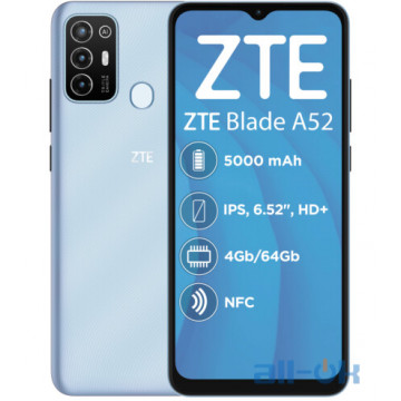 ZTE Blade A52 4/64GB Blue UA UCRF
