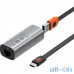 Мережева карта Baseus Steel Cannon Series USB-A & Type-C Bidirectional Gigabit LAN Adapter (CAHUB-AF0G) — інтернет магазин All-Ok. фото 2