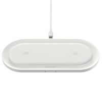 Бездротовий зарядний пристрій BOROFONE BQ7 Prominent dual 10W wireless fast charger White