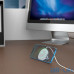 Бездротовий зарядний пристрій BOROFONE BQ12 Core magnetic holder wireless fast charger Silver — інтернет магазин All-Ok. фото 1