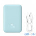 Зовнішній акумулятор (Power Bank) Baseus Magnetic Wireless Charging 20W на 10000mAh (PPCX030003)  Blue — інтернет магазин All-Ok. фото 3