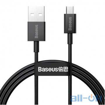 Кабель Micro USB Baseus USB - micro-USB Superior Series 1 m Black (CAMYS-01)