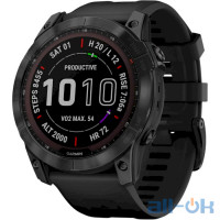 Смарт-годинник Garmin Fenix 7X Sapphire S. Black DLC Titanium w. Black Band (010-02541-22/23)