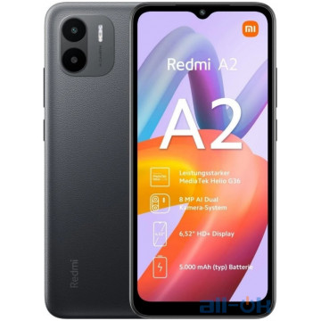 Xiaomi Redmi A2 2/32GB Black UA UCRF