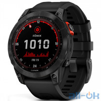 Смарт-годинник Garmin Fenix 7 Solar Slate Gray with Black Band (010-02540-10/11)
