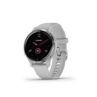 Смарт-годинник Garmin Venu 2S Silver Stainless Steel Bezel with Mist Gray Case and Silicone Band (010-02429-12/)