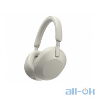 Навушники з мікрофоном Sony WH-1000XM5 Silver (WH1000XM5S.CE7)