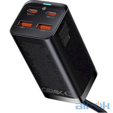 Мережевий зарядний пристрій Baseus GaN 3 Pro 100W Black (CCGP000101)