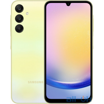 Смартфон Samsung Galaxy A25 5G 8/128GB Yellow  