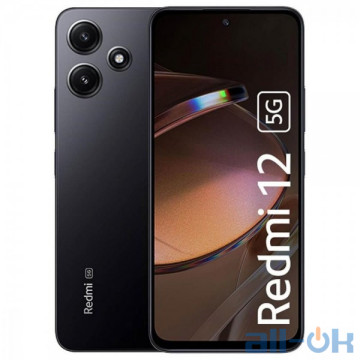 Смартфон Xiaomi Redmi 12 5G 4/128GB Midnight Black Global Version (No NFC)