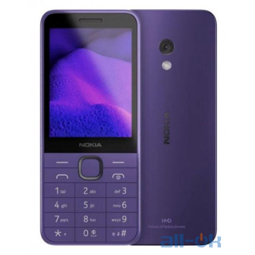 Мобільний телефон Nokia 235 4G 2024 Purple UA UCRF