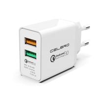 CELBRO 2 Ports USB Quick Charge 3.0