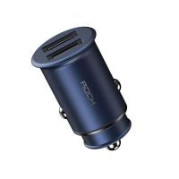 АЗП  Rock 2 USB Car Charger Blue 