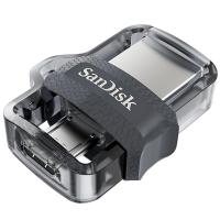 Флешка SanDisk 16 GB USB Ultra Dual OTG USB 3.0 Black SDDD3-016G-G46