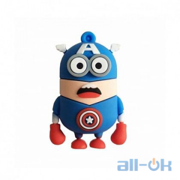 Флешка USB 16Gb Minions Captain America