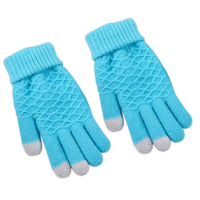 Зимние перчатки для сенсорных экранов унисекс Swokii Blue