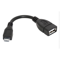 Переходник Defender USB OTG microUSB (M) - USB (F) 8 sm Black