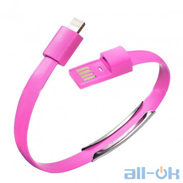 USB-Lightning браслет Pink 
