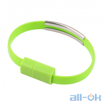 USB-Lightning браслет Green