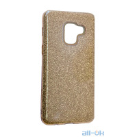 Чохол Remax Glitter Silicon Case Samsung A530 (A8-2018) Gold